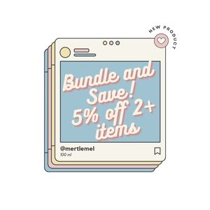 Bundle and Save! If you need help bundleing...